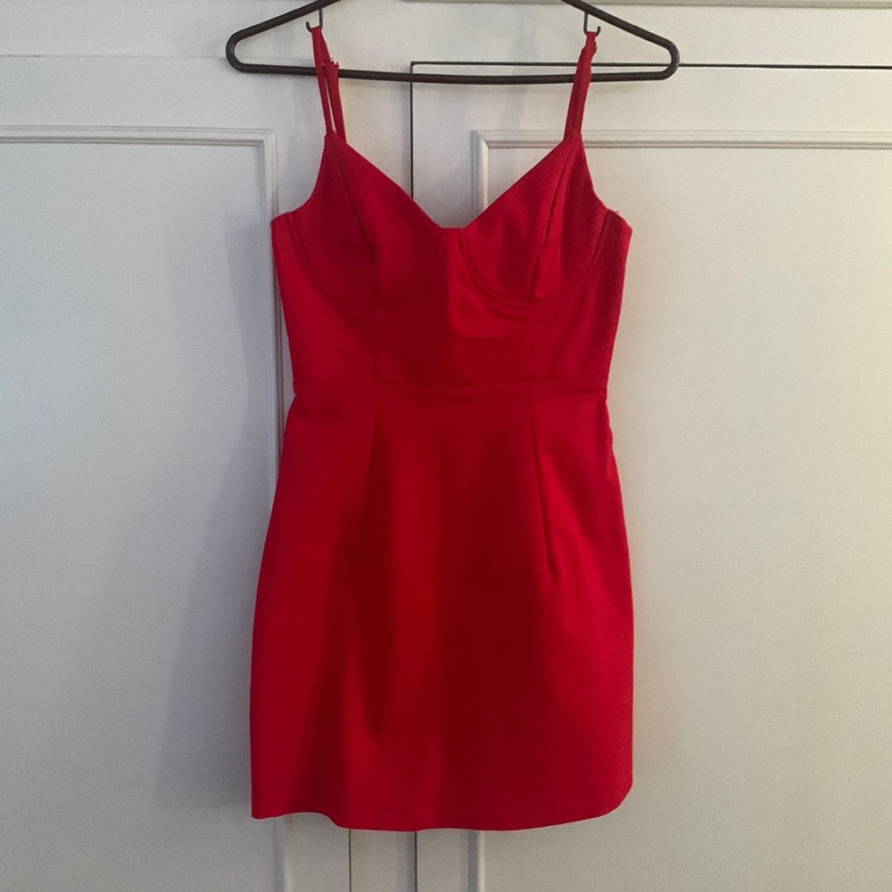 Red Princess Polly mini dress